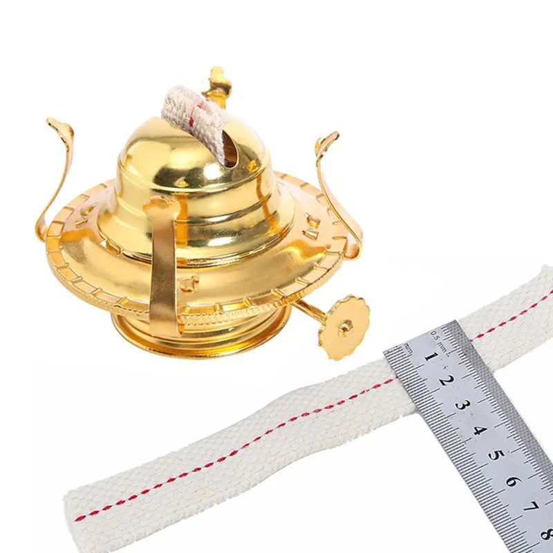 Y42A-2Pcs Oil Lamp Burner For Lamps Oil Lamp Replacement Oil Lamps Parts With Reduction Collar And Cotton Lamp Wick