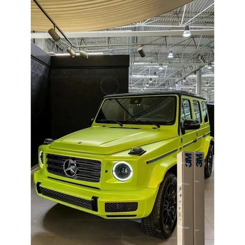 

3M color change film Electro-optical metal lime green Reject monotonous Automotive color change protective film