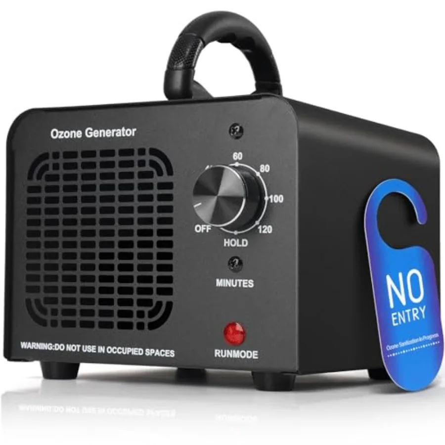 

Ozone Generator 65000mg/h Commercial/Home Ozone Odor Eliminator Portable High-capacity O3 Ion Deodorizer Suitable for 4500 Squa
