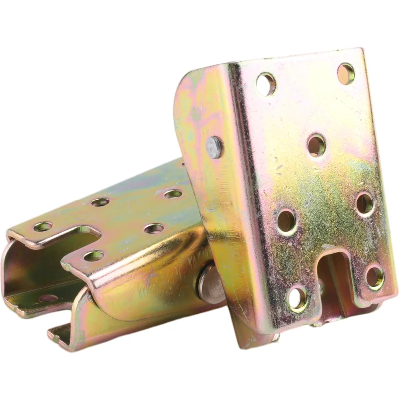 A64Z 4Pcs Klapptisch Beine Bett Unterstützung Klammern Faltbare Möbel Bein Füße Schloss 2,4 Zoll Höhe Mit Federn