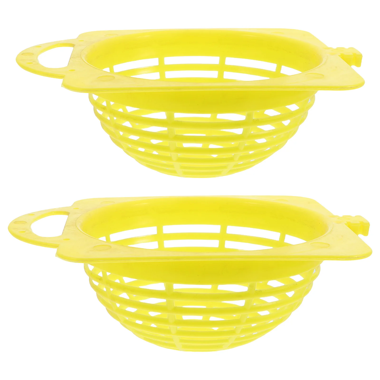

2Pcs Budgie Breeding Nests Plastic Nesting Box for Small Parrots Natural Design Promotes Healthy Growth Easy Assembly No Tools