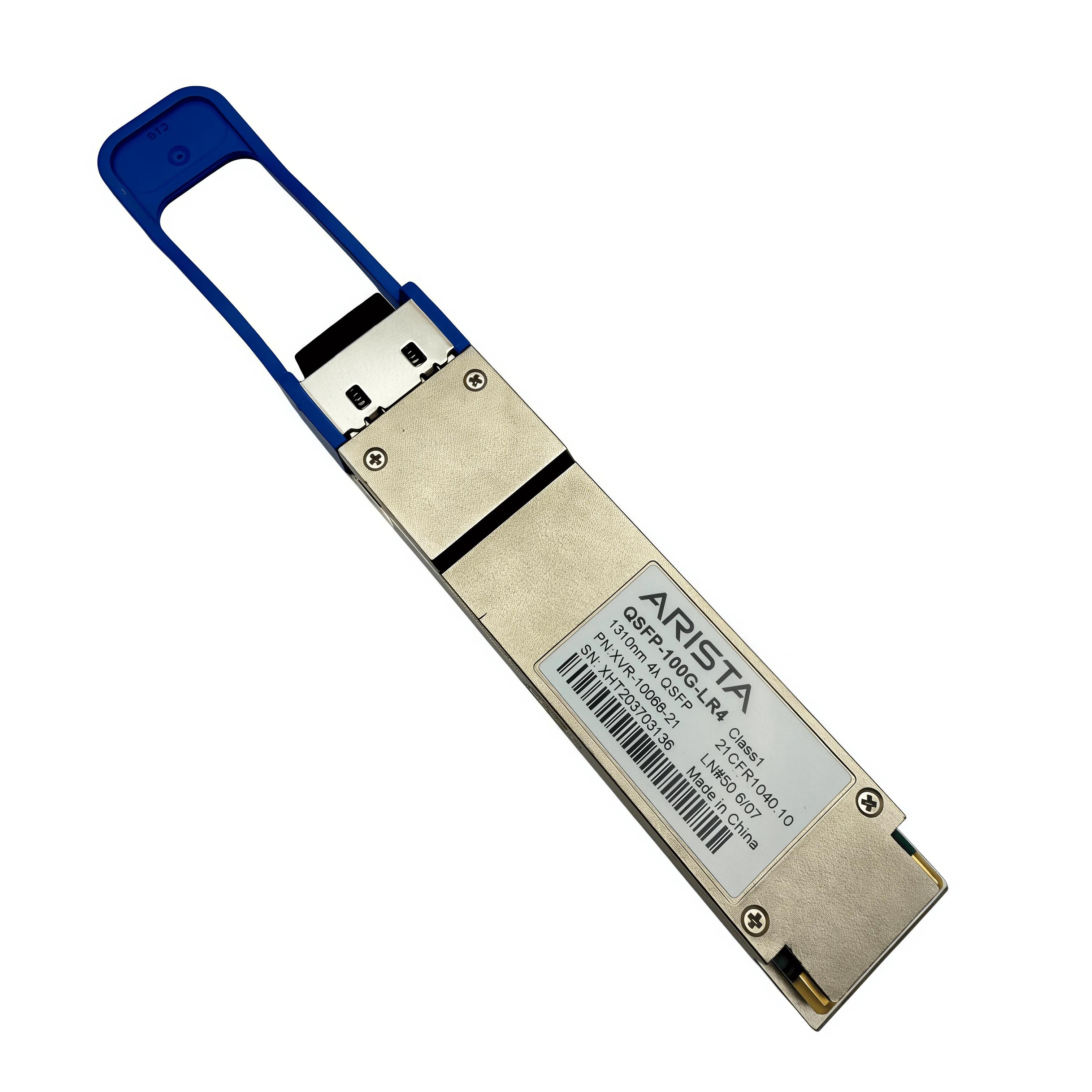 For Arista QSFP-100G-LR4 100G LR4 QSFP28 Optical Transceiver LC Duplex 1310nm 10km SMF DDM Plug and Play for Data Center Switch