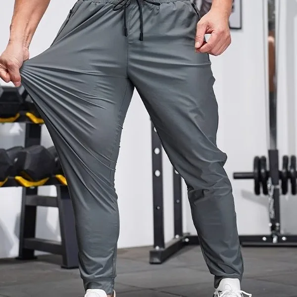 Men's Professional Running Pants 2026 Summer Quick Dry Breathable with Compression Fit Reflective Details for Marathon Racing