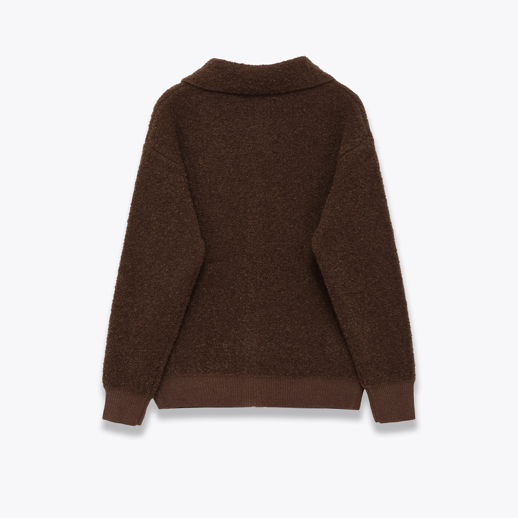 Faionable Pilots Jaet Coat Women's Autumn New Sle JNLEAOG Fluffy Loop Knit Stand Fit Long Sve Zipper Closure