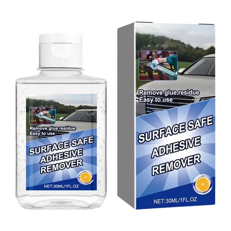 

Adhesive Remover Surface Safe Glue Removal Car Paint Cleaner Leave No Trace Odorless 30ml Home & Car Use For PET/PE/PVC/ABS