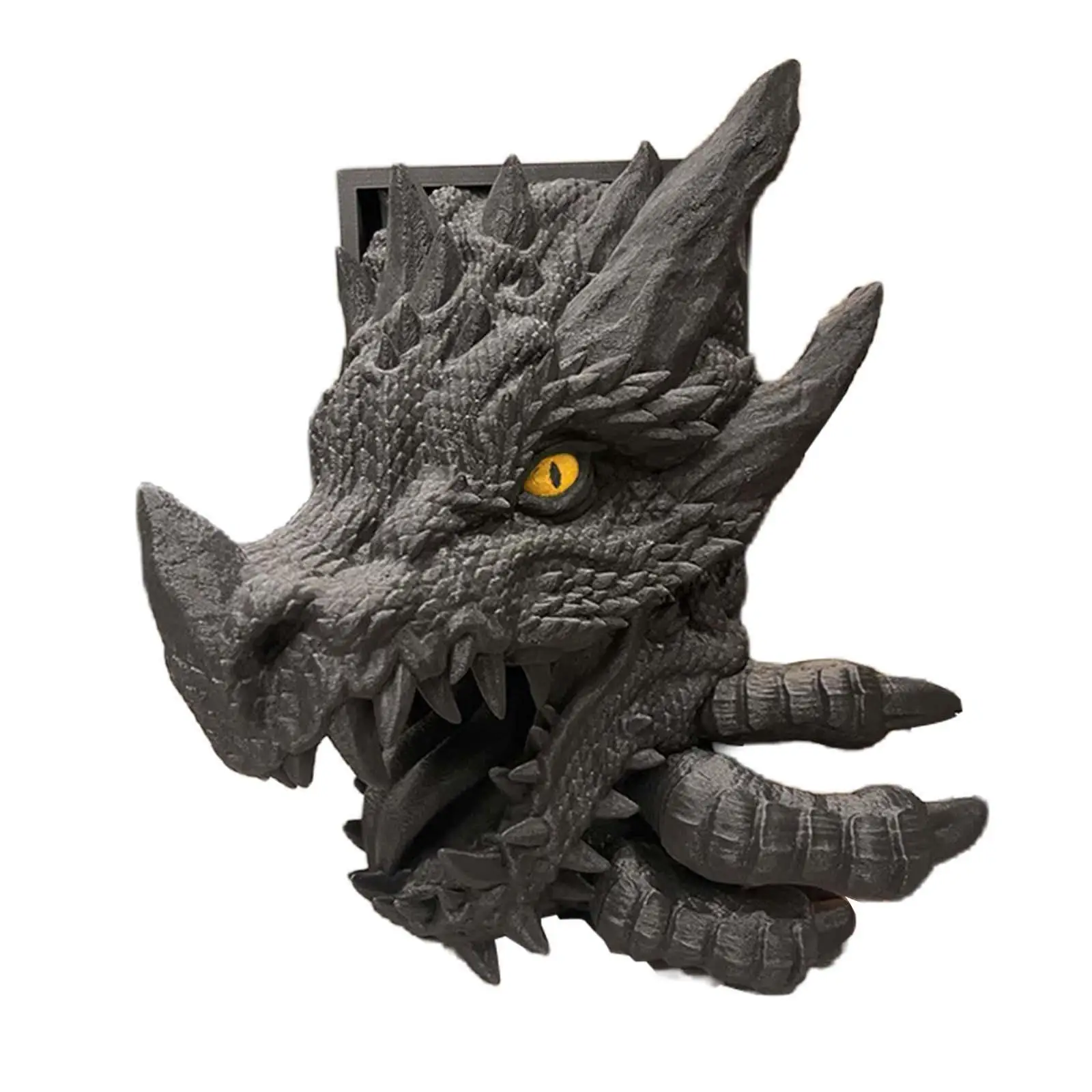 Dragon Statue Sculpture Bookend Decorative Figurine for Living Room Bedroom