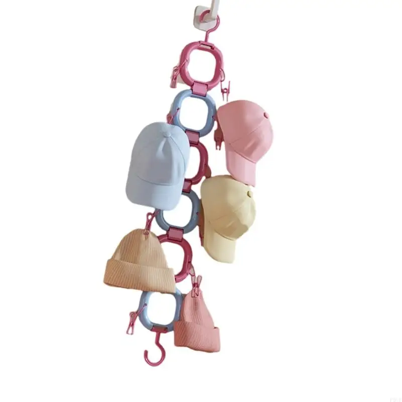 

P0uf Hat Display Rack с крючками для шарфы полотенца много петли бейсболки организатор хранилище дома Украшение общежития