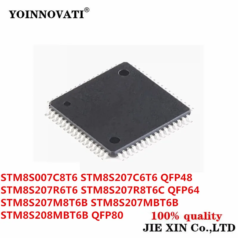 STM8S007C8T6 STM8S207C6T6 QFP48 STM8S207R6T6 STM8S207R8T6C QFP64 STM8S207M8T6B STM8S207MBT6B STM8S208MBT6B QFP80 module Stock