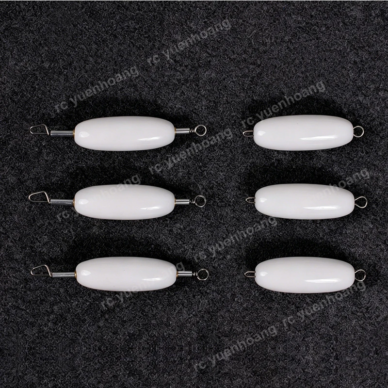 6PCS 2.2/3.8/2.5/4/6.5g Outdoor Slow Sinking/Floating Fishing Lure Casting Aid Ultralight Long Range Fly Hook Assistant Parts