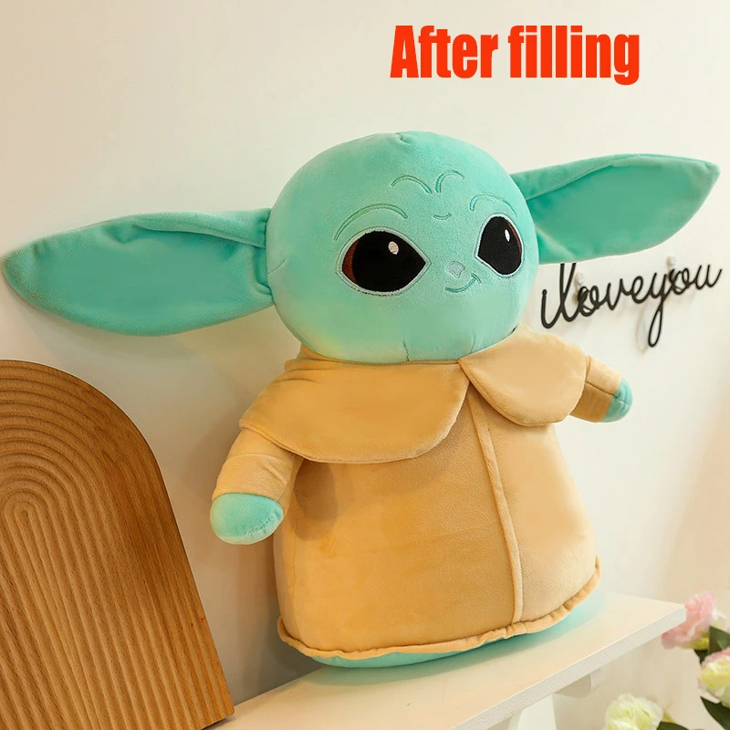 Disney Yoda fondina peluche pelli Master Aliens Mandalorian unfarcito semilavorato bambola Cartoon bambole giocattolo No Filler