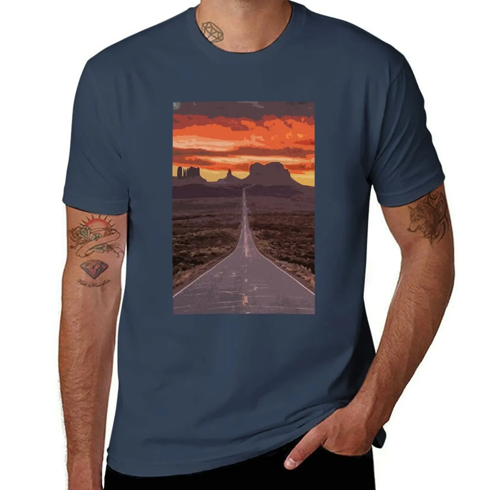 

Arizona, Monument Valley T-Shirt summer top anime t shirts football t shirt quick drying mens graphic t-shirts pack