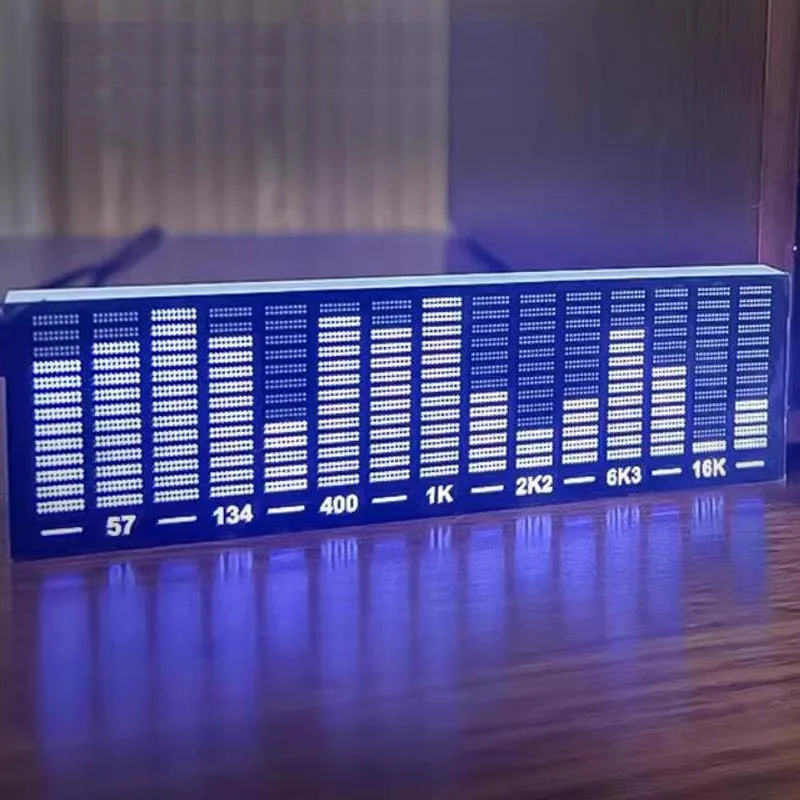Display de espectro de música controlado por som LED Captador de luz ambiente Luz de ritmo atmosférico