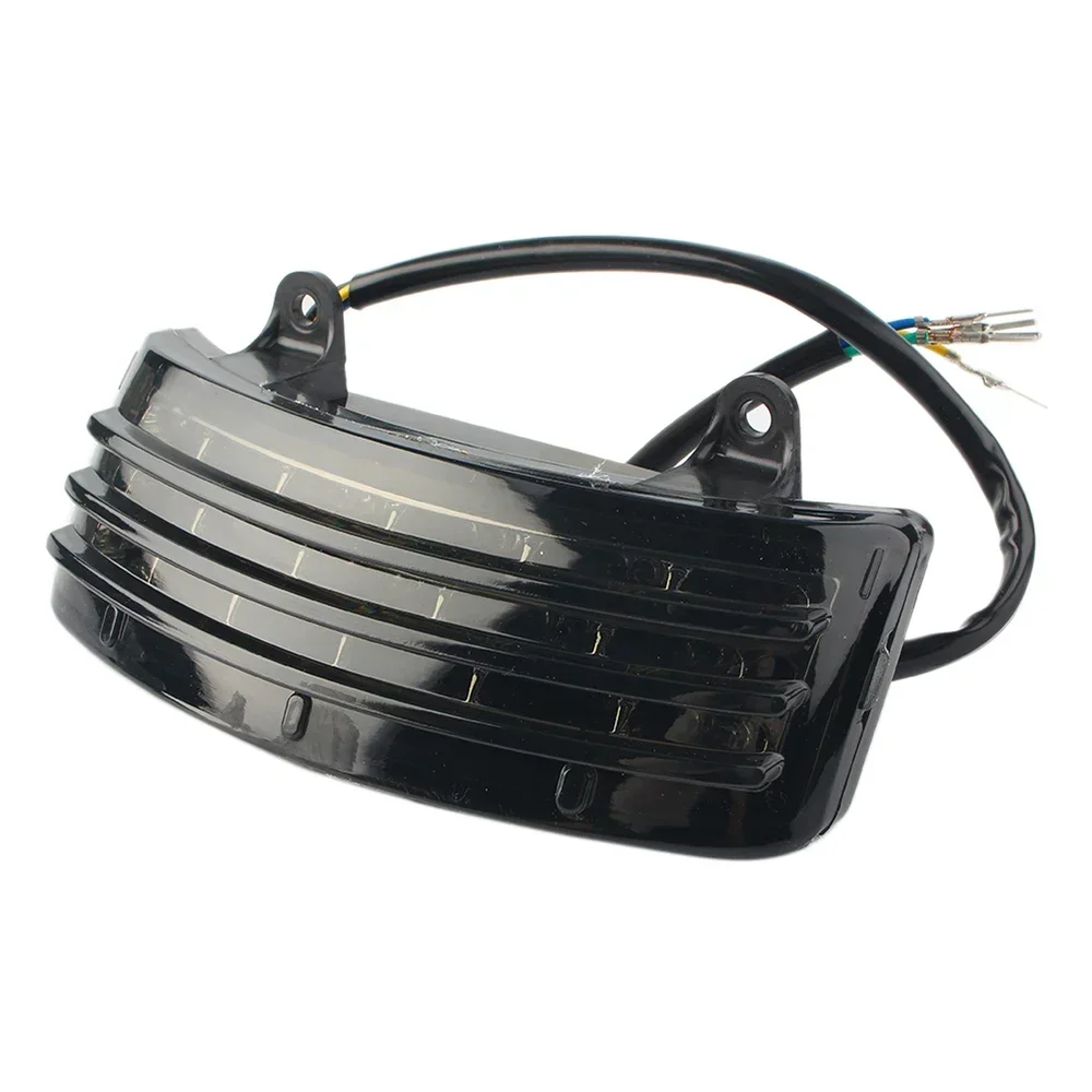 For Harley Touring Street Road Glide FLHX FLTR Motorcycle Rear Fender Tip Light Tri-Bar LED Rear Tail Brake Turn Signal Light