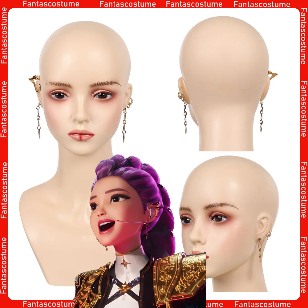 

Rumi KPOP Demon Cosplay Earrings Ear Clip Hunters Women Girls Group Roleplay Costume Accessories Props for Halloween Carnival