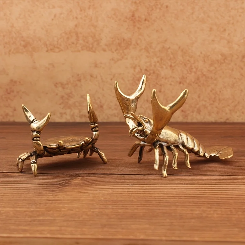Novelty Crab Lobster Pen Rack, Cute Marine Creature Desktop Ornament