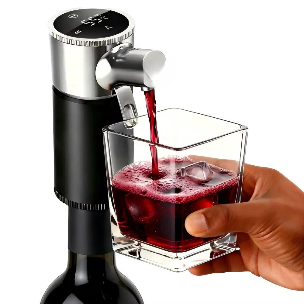 

Smart Charging USB Gift Box Adjustable Capacity, Automatic Pouring, Electric Wine Bottle Dispenser