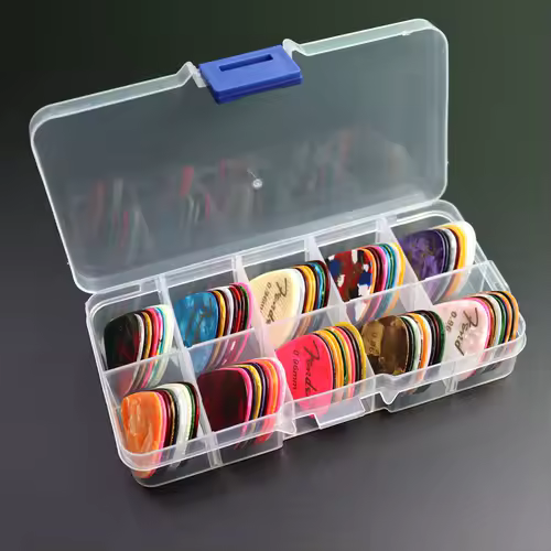 20&50&100 Pcs Acoustic Electric Guitar Picks Plectrum Celluloid Guitar Picks Accessories with Box Thickness 0.46mm-0.96mm - Image 15