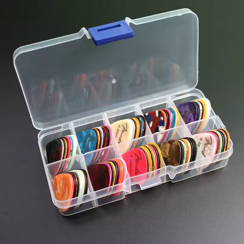 20&50&100 Pcs Acoustic Electric Guitar Picks Plectrum Celluloid Guitar Picks Accessories with Box Thickness 0.46mm-0.96mm - Image 15