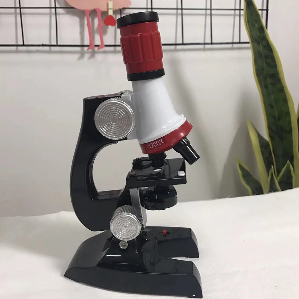 

Adjustable Led Microscope For Kids 1 Set Science Educational Tool Observation Insect Plant Gift Children Development Plaything