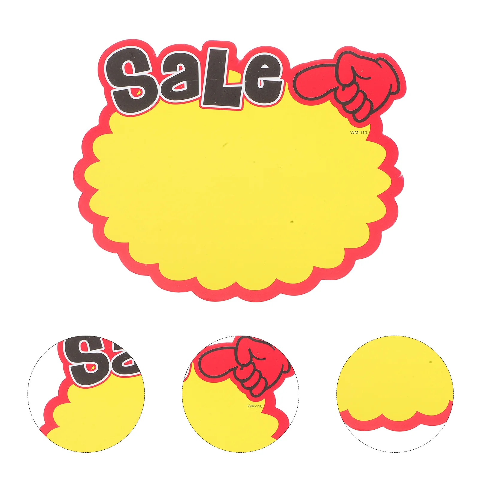 

Operitacx 80pcs Paper Signs Retail Price Tags Supermarket Display Cards Garage Sale Posters Party Decoration Favors