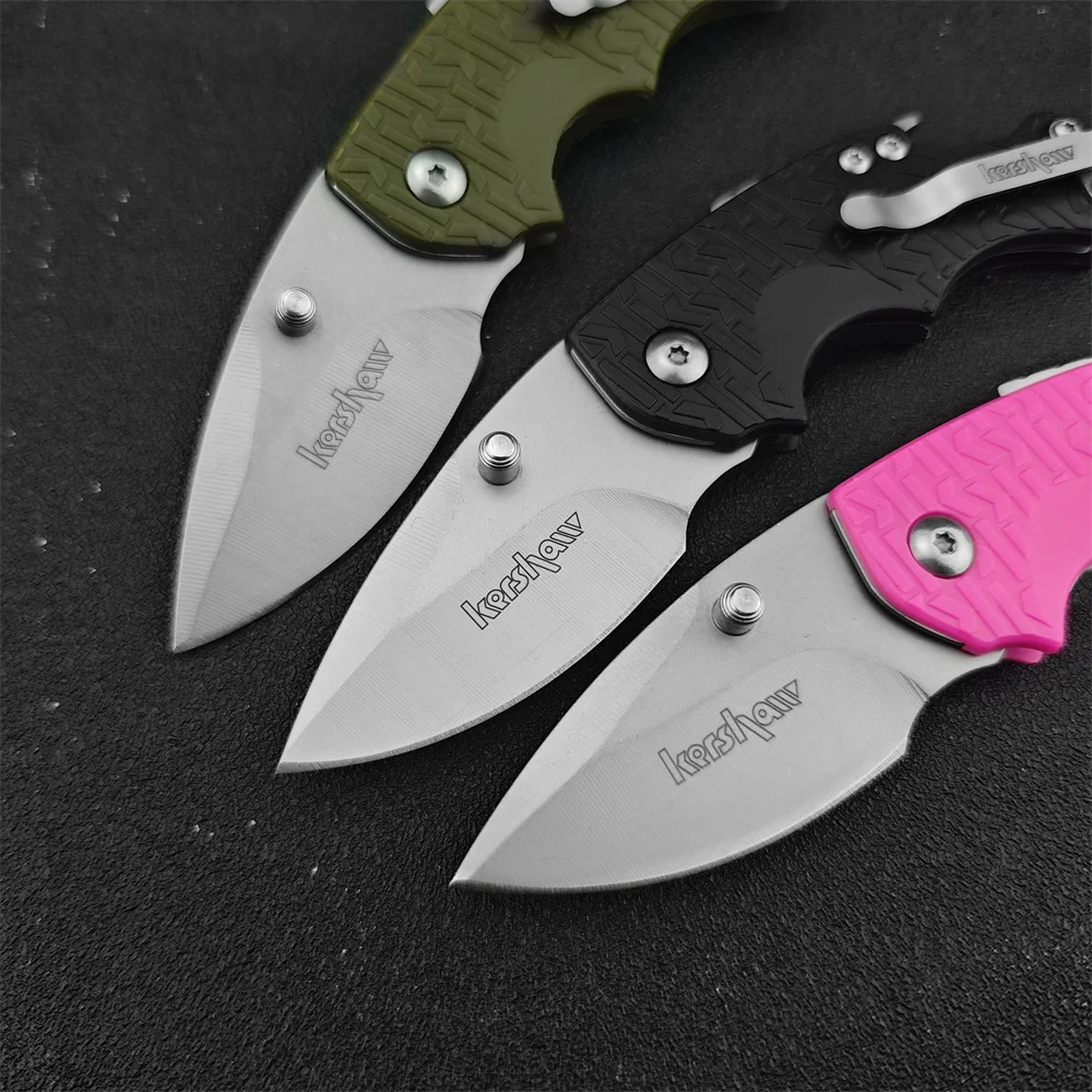 3 Styles Mini KS 3800WM Shuffle Folding Knife 8Cr13Mov Blade Nylon Glass Fiber Handles Outodoor Tactical Military EDC Tool