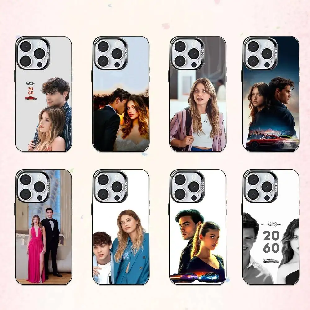 

C-Culpa Tuya M-MIA Phone Case For iPhone17,16,15,14,13,12,11 Plus,Pro Max Colored Silver Plated Inside Cover