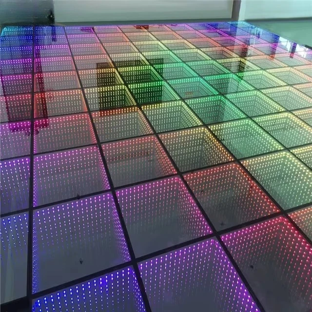 High quality tempered glass club led dance floor