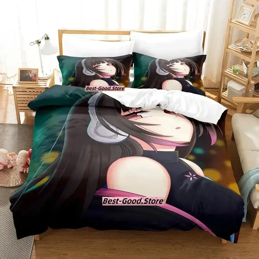 

Hana Yomeguri Bedding Set Single Twin Full Queen King Size Bed Set Adult Kid Bedroom Duvetcover Sets Print Anime Bed Sheet Set