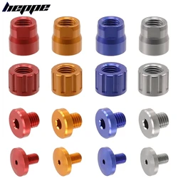 Bicycle Thru Axle Nut MTB Road Bike Hub Tube Shaft Skewer End Cap Bike Thru Axle Screws Multi color Thru Axle Nuts M12 P1.0/1.5