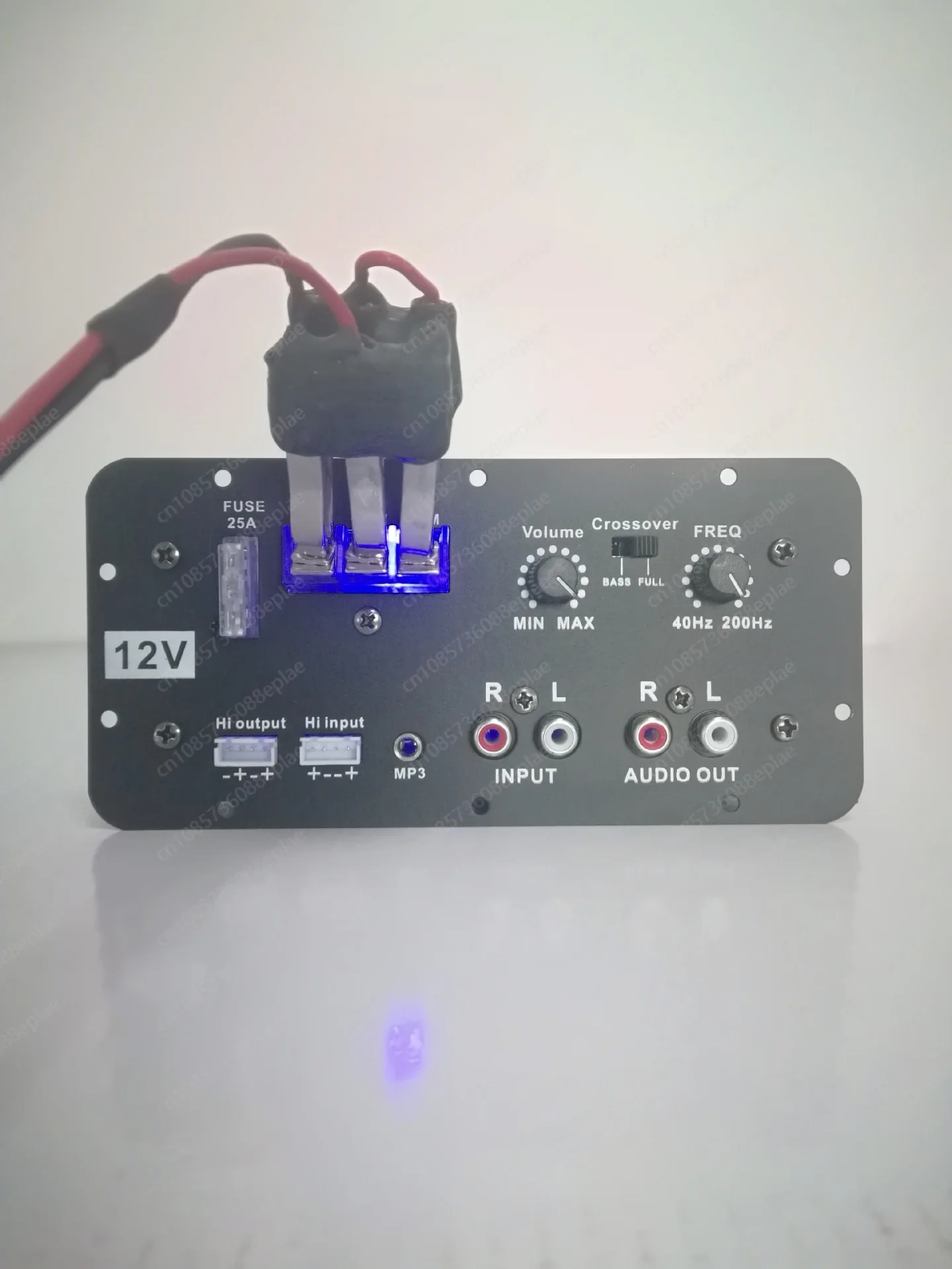 

12 В, высокая мощность, ламповый сабвуфер, плата усилителя мощности, полная частота, чистый бас, плата усилителя высокой мощности автомобиля