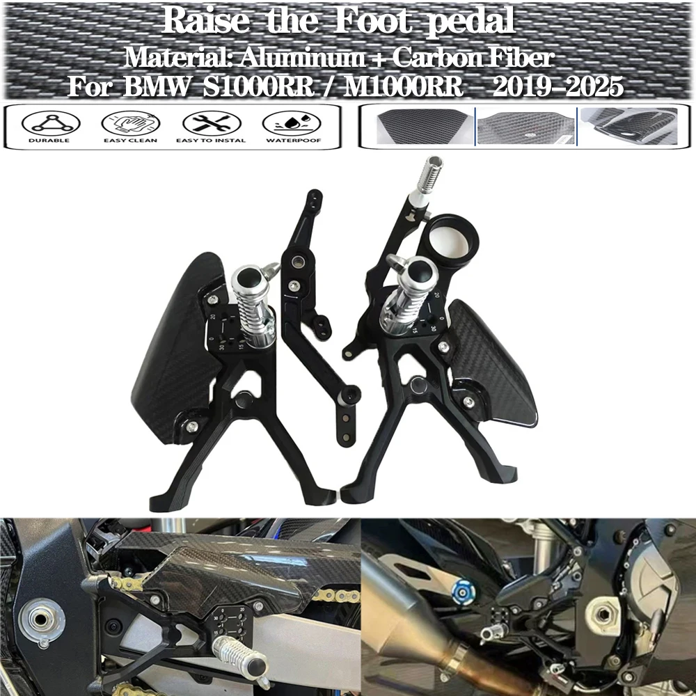 

For BMW M M1000RR S1000RR 2019 2020 2021 2022 2023 2024 2025 Adjustable Footrest M Carbon Motorsport Gear Selector Pedal