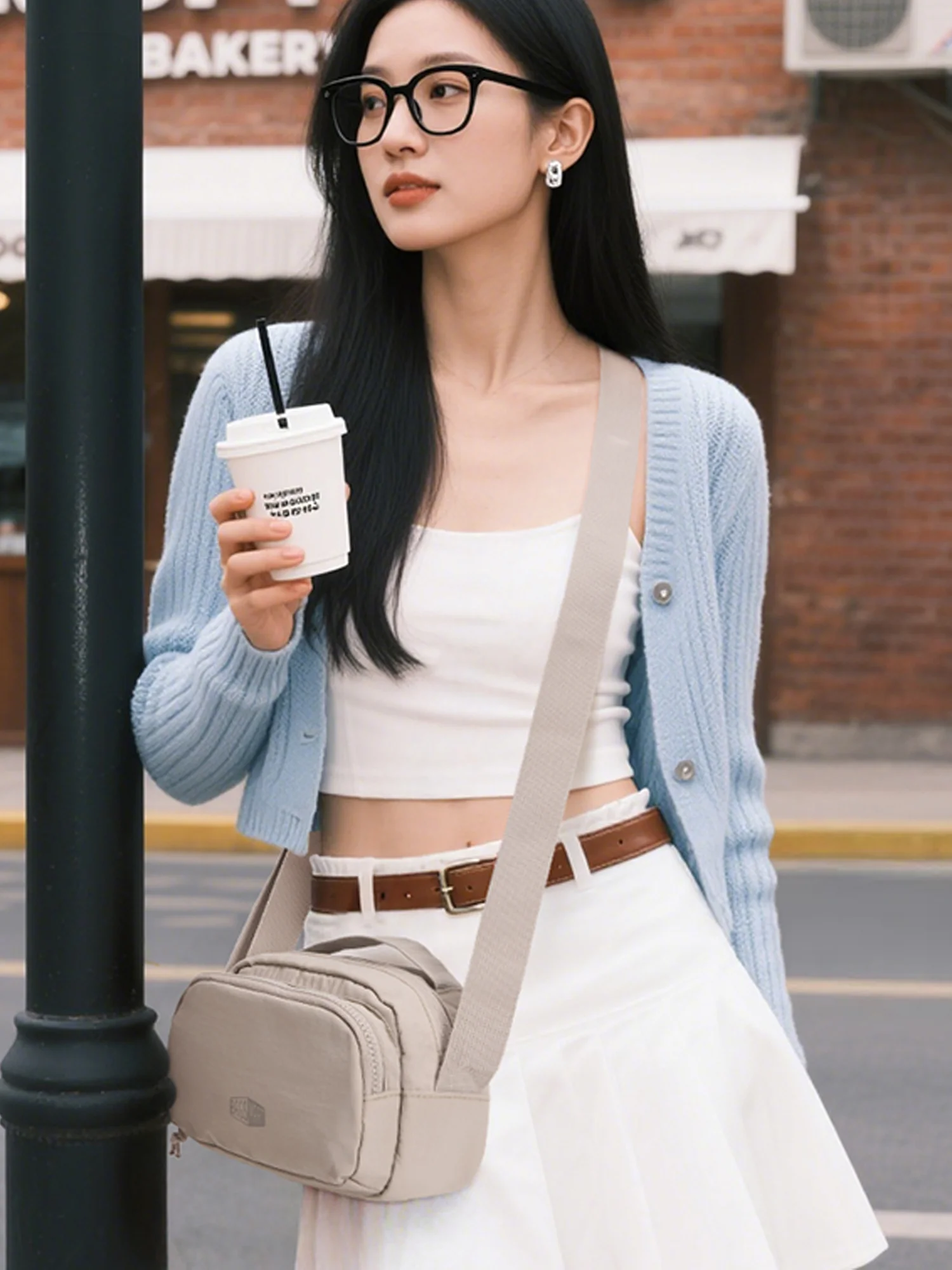 BAGSMART Hobo Umhängetasche Für Frauen Einfarbig Weibliche Schulter Tasche Große Kapazität Multi-tasche Casual Handtasche