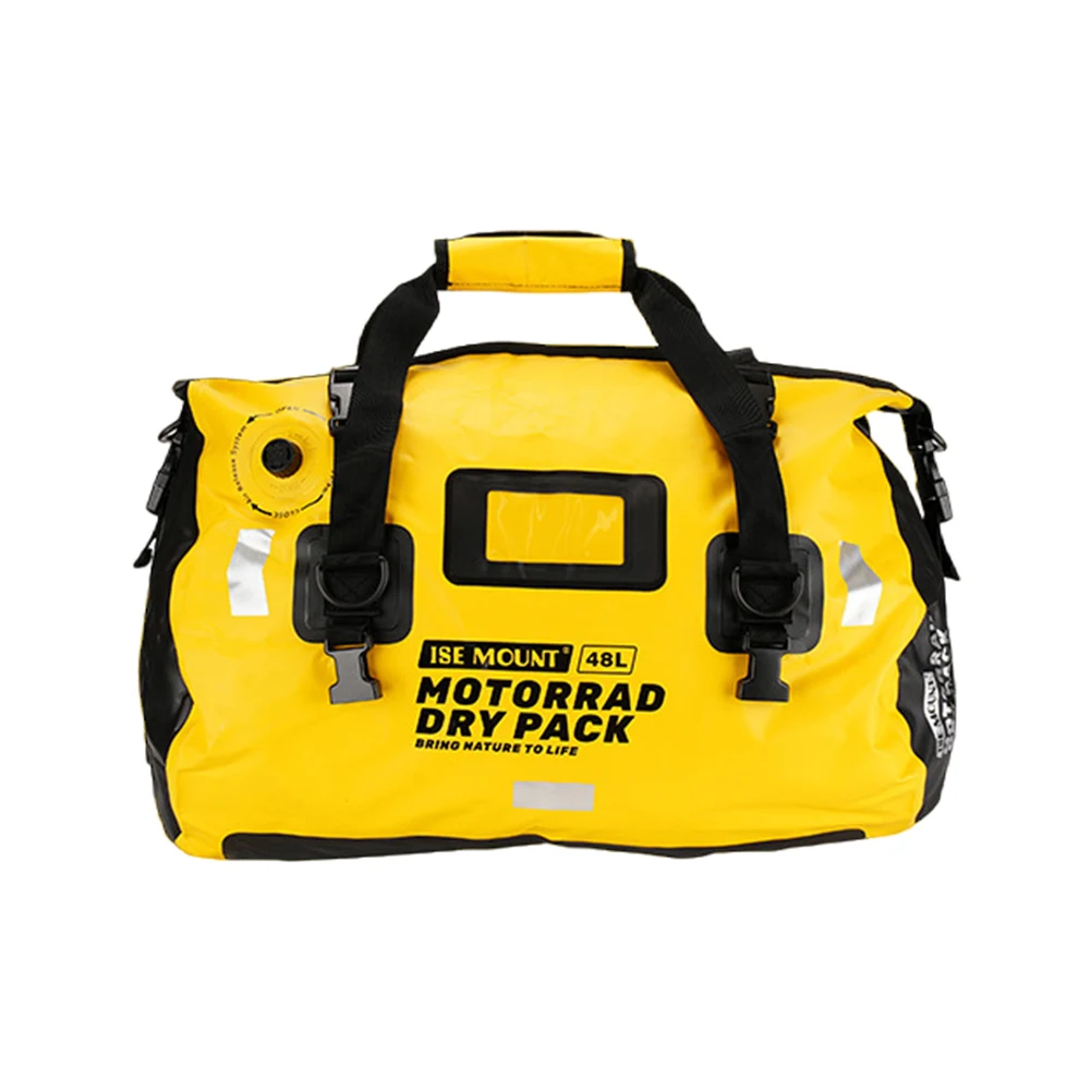 

48/66л мотоциклетная сумка-корзина, водонепроницаемая мотоциклетная хвостовая спортивная сумка, большая вместительная мотоциклетная седельная сумка для приключений на открытом воздухе