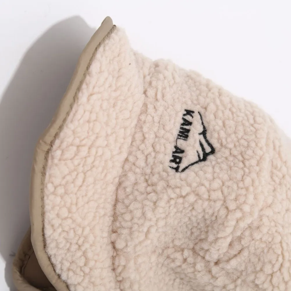 

Simple Reversible Cycling Thermal Hat Fleece Thickened Outdoor Ski Hat Keep Warm Windproof Winter Hat Riding