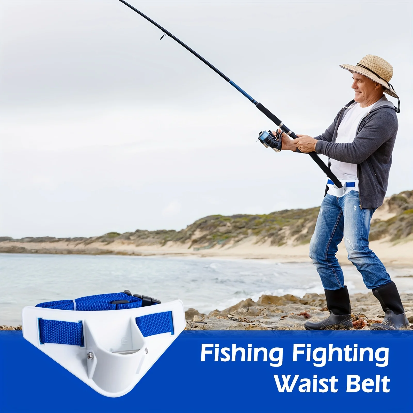 Cinturón Portacañas Ajustable Goture – Pesca en agua salada y dulce