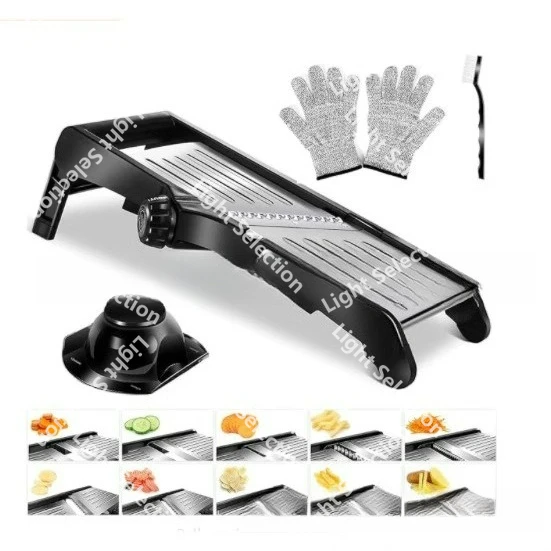 

Vegetable cutter Adjusting thickness Slicing stainless steel wire planer Wave knife Wolf tooth potato knife