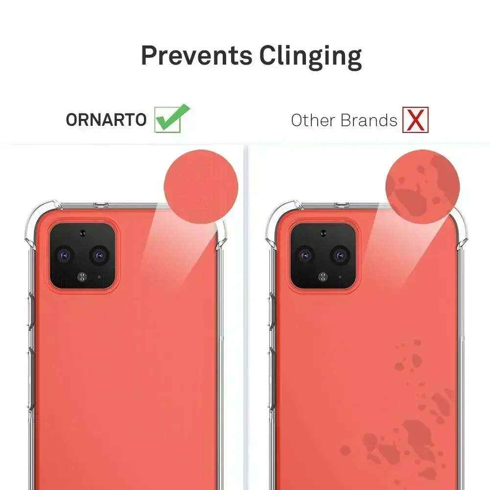 Caso de tpu macio para google pixel 5, 4 xl, 3a, 4a, 5g, ultra fino, shochproof, transparente, cristal, para google pixel 4 xl