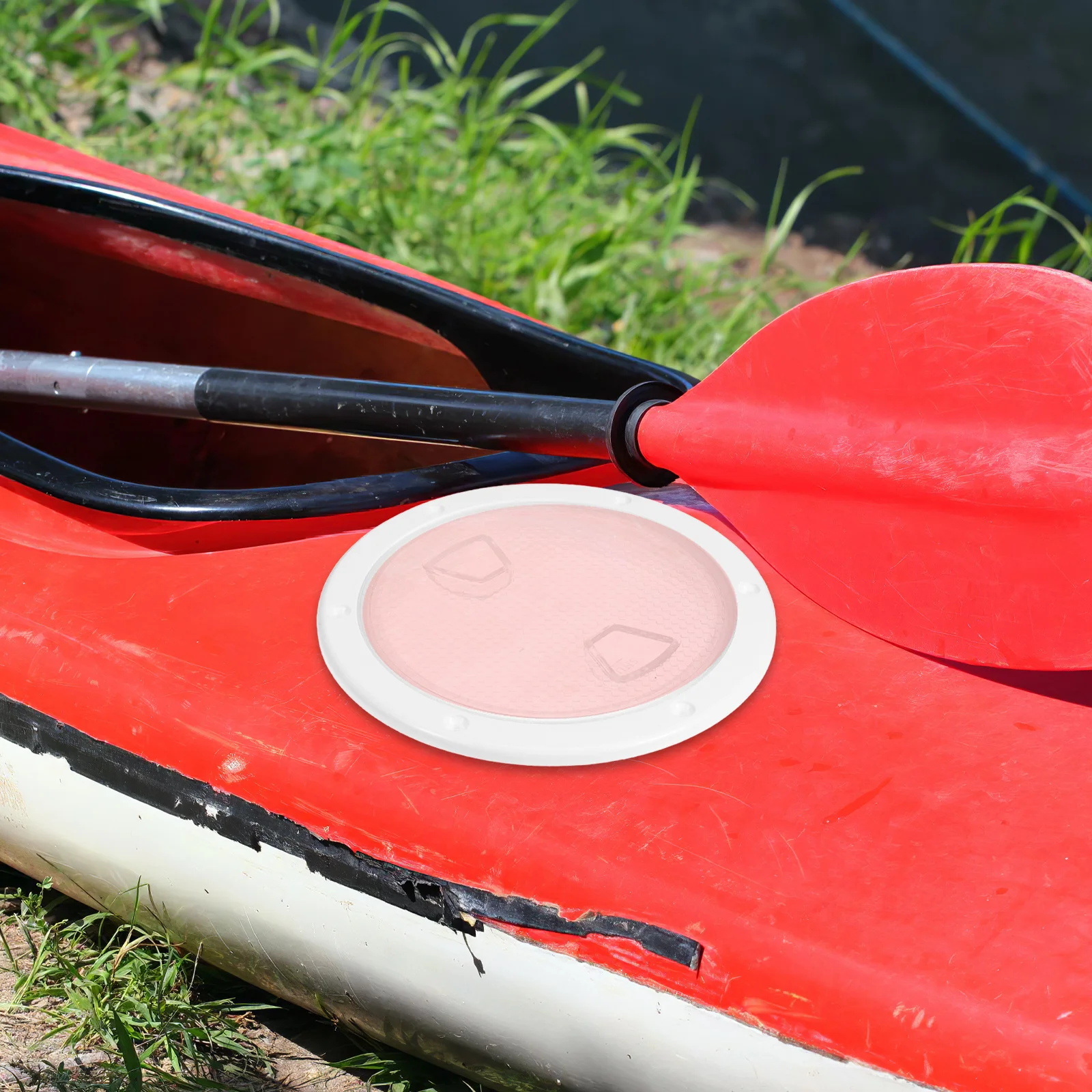 Inch Non Slip Deck Inspection Hatch Cover Wear Resistant Transparent Kayak Yacht Accessory Tight Seal Easy Handling