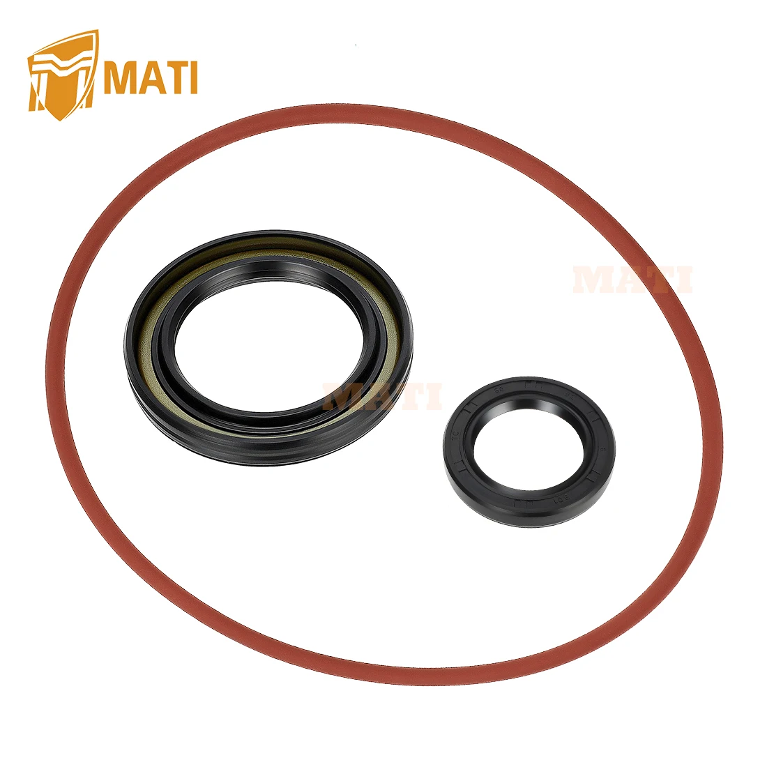 M MATI Rear Brake Dust Seal O-Ring Kit for Yamaha Big Bear Bruin Wolverine Kodiak 5FU-F5319-10-00 5FU-F537Y-00-00 93101-35097-00