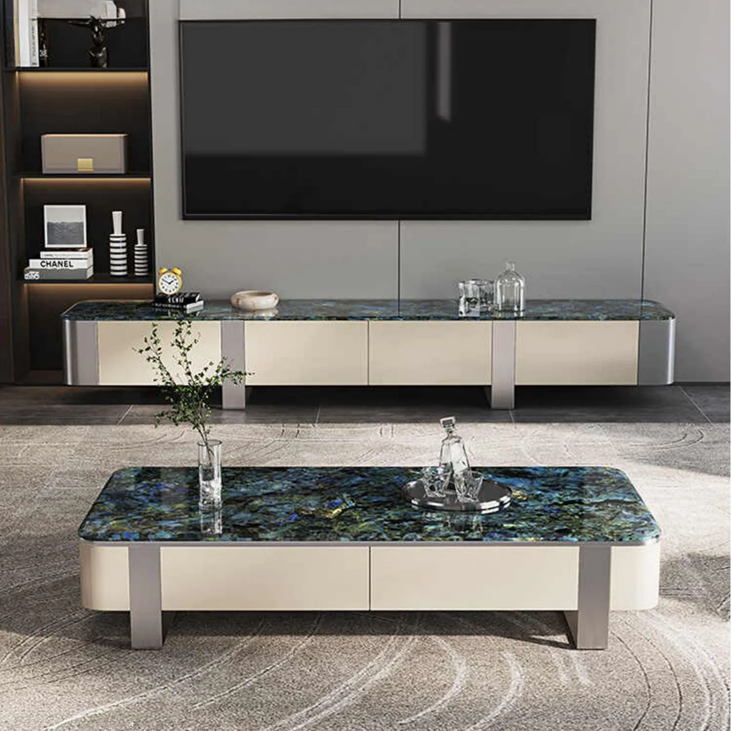 

*Living Roomand Tv Cabinet and Tv Cabinet Luxury Stone C Modern Cabinet