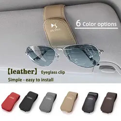 Car sunshade glasses clip card ticket clip accessories For DS DS4S DS5 5LS DS3 DS4 DS6 DS7 DS9 WILD RUBIS SPIRIT E-Tense