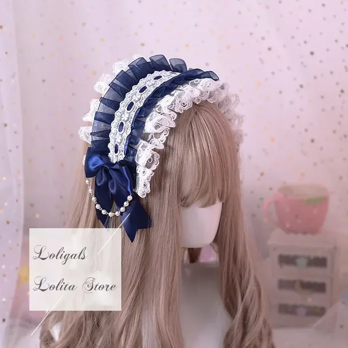 The Letter from Cat ~ Gorgeous Lolita Headband Sweet Mori Girl Headpiece