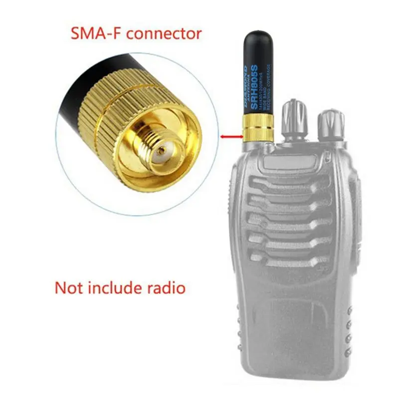TG-UV2 VHF/UHF Hot Sale SRH805S UV-5R Baofeng BF-888S 144/430MHz Female Dual Band Antenna Dual Band Antenna
