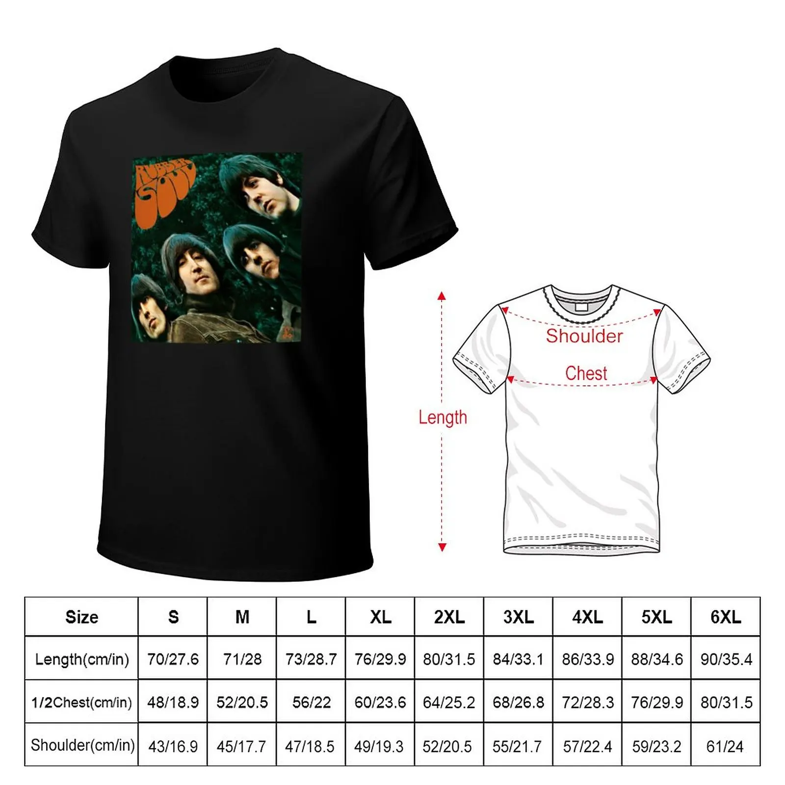 Rubber Soul (Remastered) T-Shirt funny t shirt t-shirts man graphics t shirt Men's t shirts