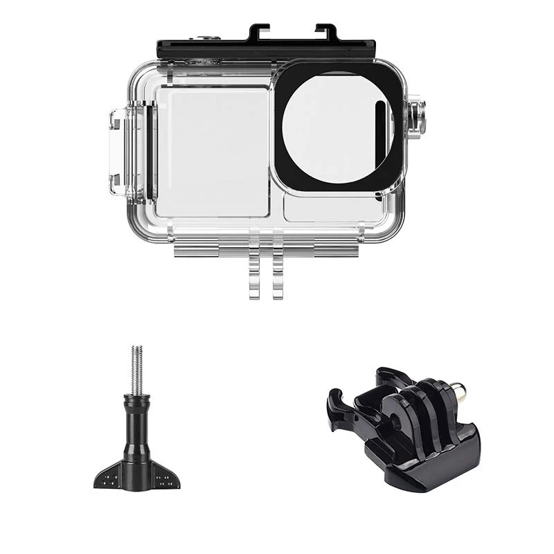 For DJI Osmo Action 3 4 5 Pro Accessories 45M Diving Waterproof Case Housing Mount Shell Water Filter Red Pink For Dji Action3