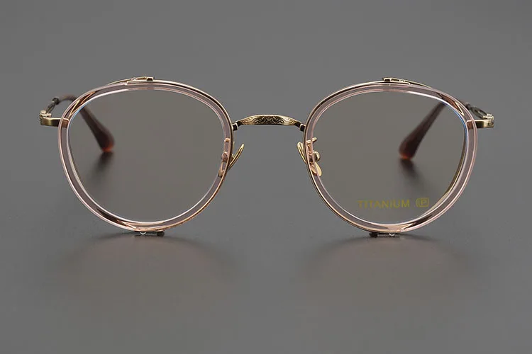 Titan Schildkröte Lesebrille Männlich Handgemachte Schmale Brillen Rahmen Anti Blaues Licht Gläser +1,0 1,5 1,75 2,0 – Detail 38