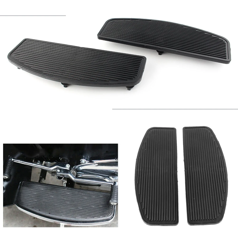 Motorcycle Rider Insert Footboard Footrest Foot Rest For Harley Touring 1986-19 2012+ Dyna FLD & 1986-later FL Softail