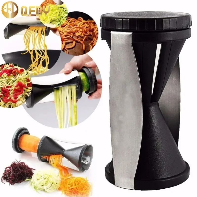 Kitchen Multi-functional Grater Creative Spiral Funnel Planer Vegetable slicer Hourglass Planer Cooking tools Food parts