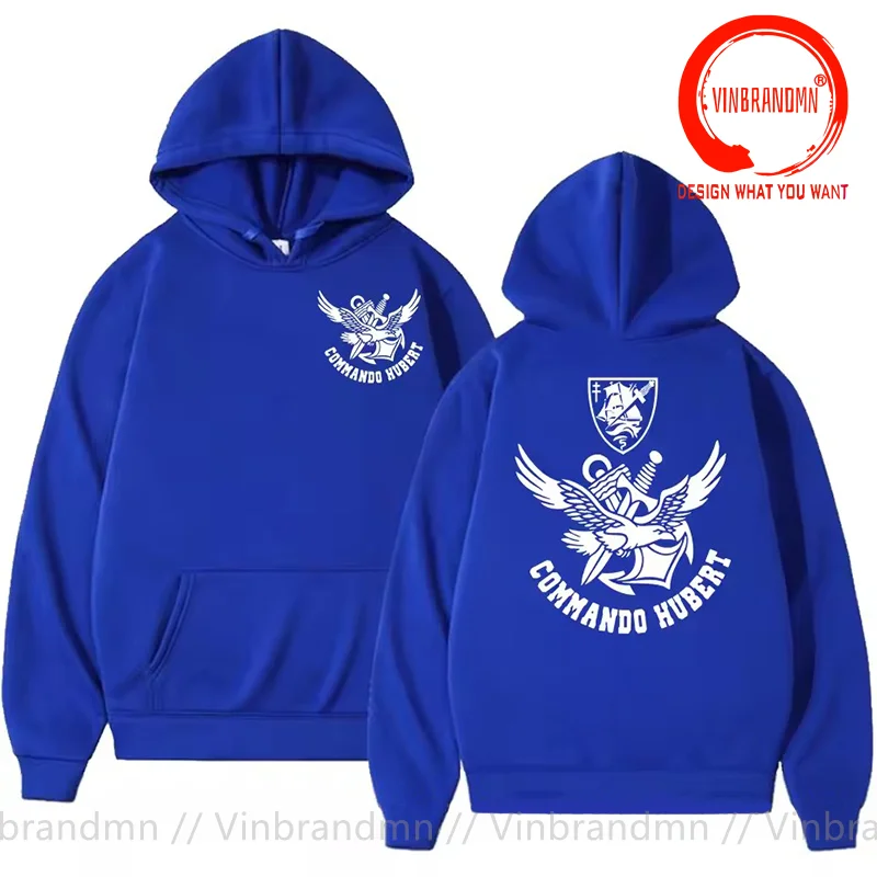French Navy Special Forces Commando Hubert Hoodies Sweatshirts Fashion Clothes Hoody Casual Hoodie Funny Army Sweatshirt Hooded