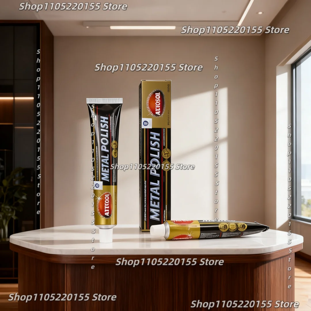 1pcs AUTOSOL Metal Polishing Paste Cream 75ml/100g Suitable for Stainless Steel Leather Polishing and Car Polishing